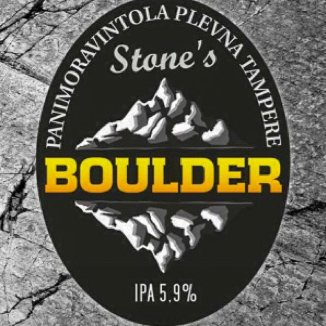 Stone's Boulder 5.9%, Plevna / Koskipanimo, Finland