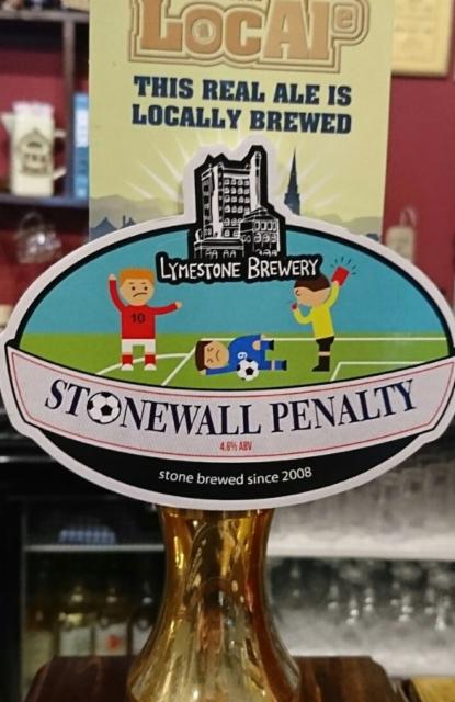 Stonewall Penalty 4.6%, Lymestone Brewery, England