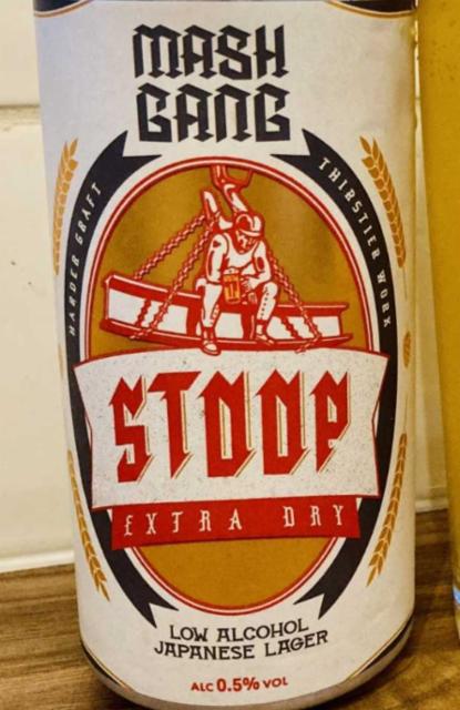 Stoop Extra Dry 0.5%, Mash Gang, England