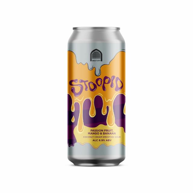 Stoopid: Passion Fruit, Mango & Banana 6.9%, Vault City Brewing, Scotland