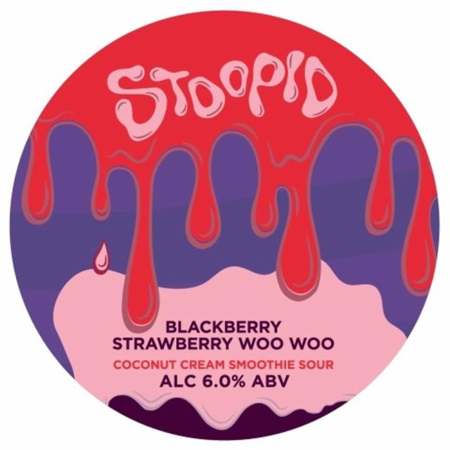 Stoopid: Blackberry Strawberry Woo Woo 6.0%, Vault City Brewing, Scotland