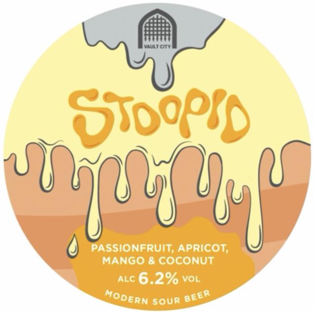 Stoopid: Passionfruit, Apricot, Mango & Coconut 6.2%, Vault City Brewing, Scotland