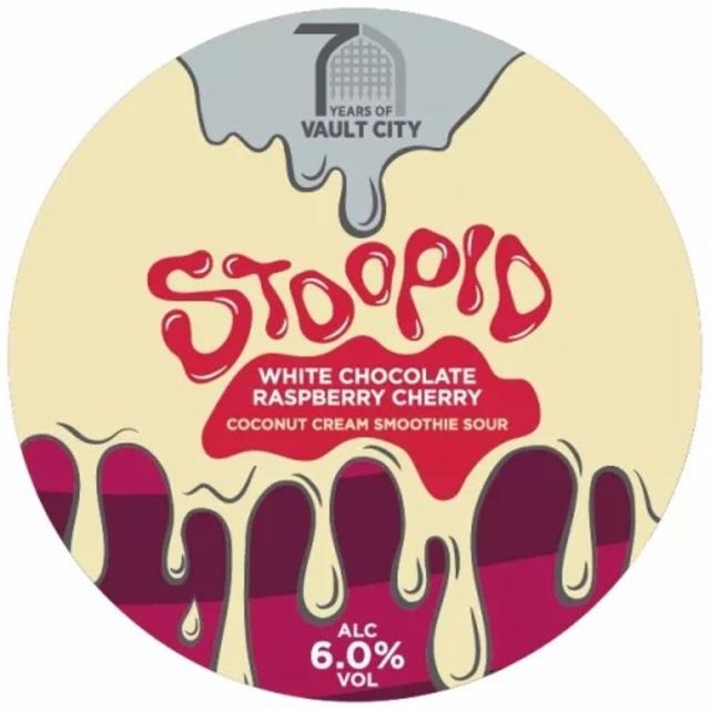 Stoopid White Chocolate Raspberry Cherry 6.0%, Vault City Brewing, Scotland