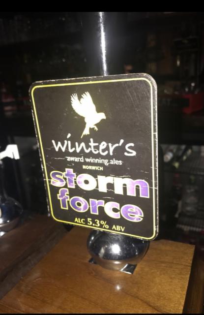 Storm Force 5.3%, Mr Winter's (Winter's Brewing Co.), England