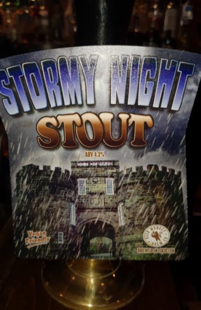 Stormy Night Stout 4.3%, Beer Monkey Brew Co, England
