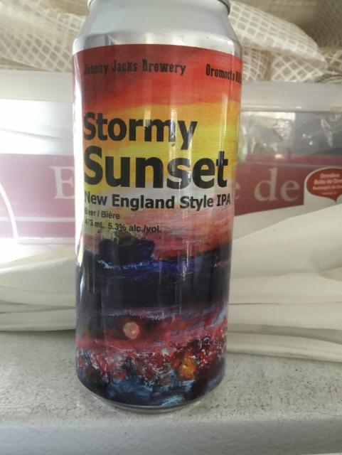 Stormy Sunset New England IPA 5.3%, Johnny Jacks Brewery, Canada