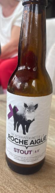STOUT - Microbrasserie de la Roche Aigüe 5.5%, Microbrasserie De La Roche Aigüe, France
