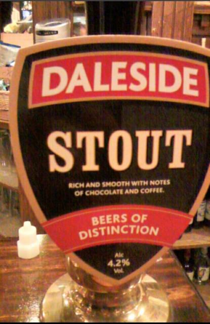 Daleside Stout 4.2%, Daleside Brewery, England