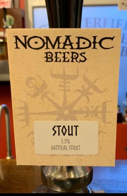 Nomadic Stout 5.3%, Nomadic Beers, England