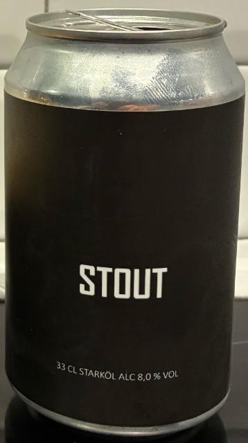 Stout 8.0%, Snörsjö Hantverksbryggeri, Sweden