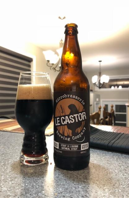 Stout à l'Avoine 5.0%, Microbrasserie Le Castor - Le Castor Brewing Co, Canada