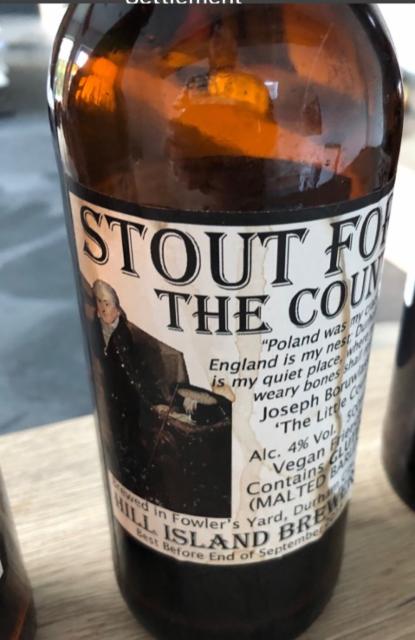 Stout For The Count 4.0%, Hill Island Microbrewery, England