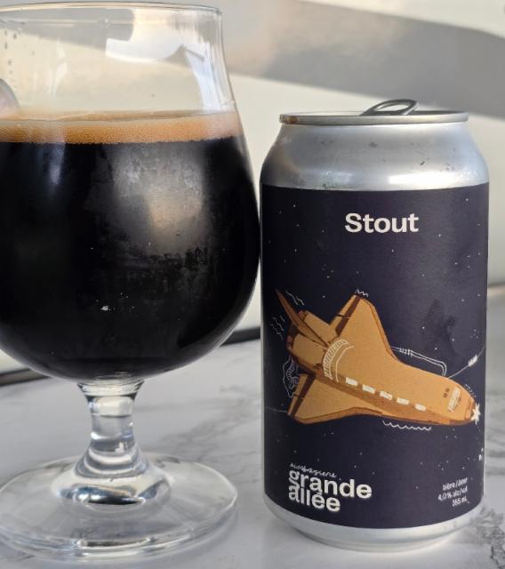 Stout Grande Allée 4.0%, La Brasserie Grande Allée, Canada