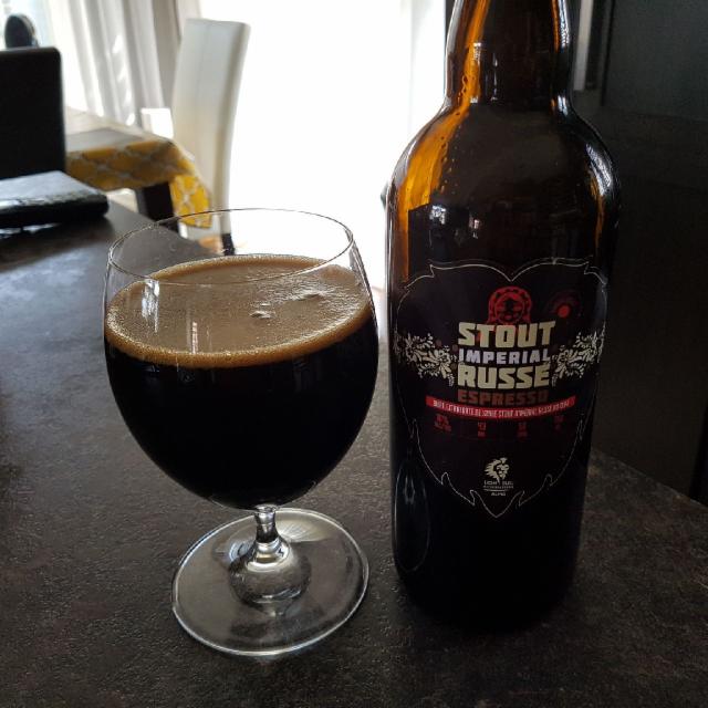 Stout Imperial Russe Expresso 10.0%, Microbrasserie Lion Bleu, Canada