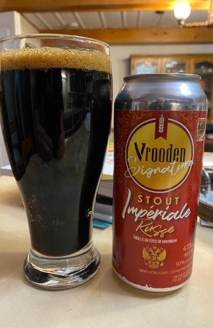 Stout impériale russe 10.0%, Brasserie Vrooden, Canada