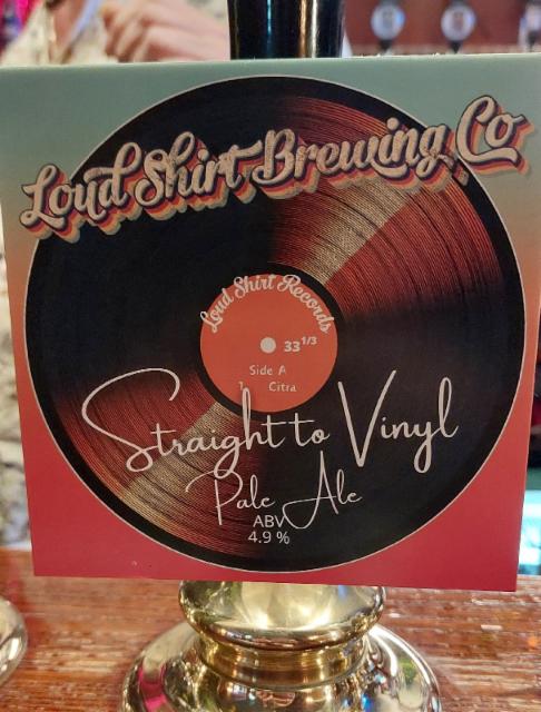 Straigh To Vinyl Pale Ale 4.9%, Loud Shirt Brewing Co., England