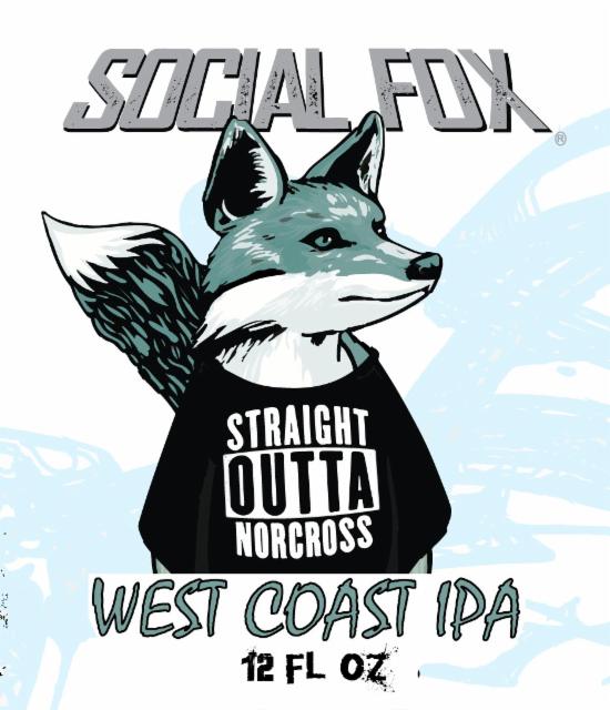 straight outta norcross 6.0%, Social Fox Brewing, United States