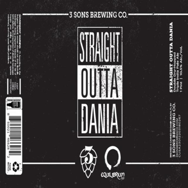 Straight Outta Dania, 3 Sons Brewing Company