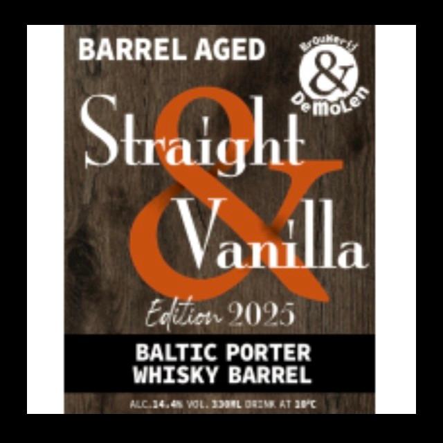 Straight Vanilla edition 2025 14.4%, Brouwerij de Molen, Netherlands