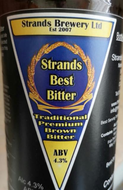 Strands Best Bitter 4.3%, The Strands Inn Brewery, England