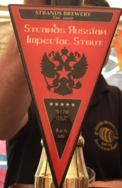 Strands Russian Imperial Stout 8.0%, The Strands Inn Brewery, England