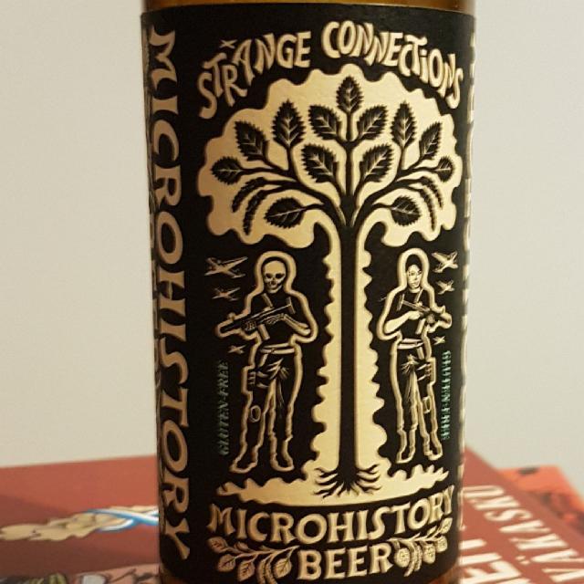Microhistory Beer Strange Connections 4.7%, Rinkuškiai, Lithuania