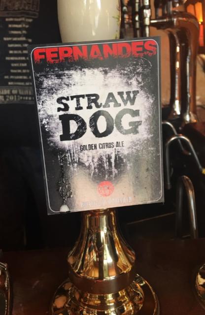 Straw Dog 3.8%, Fernandes Brewery Tap, England