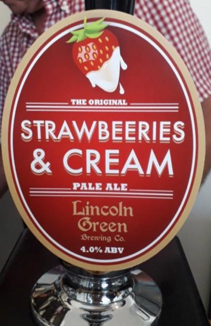 Strawbeeries & Cream 4.0%, Lincoln Green Brewing, England
