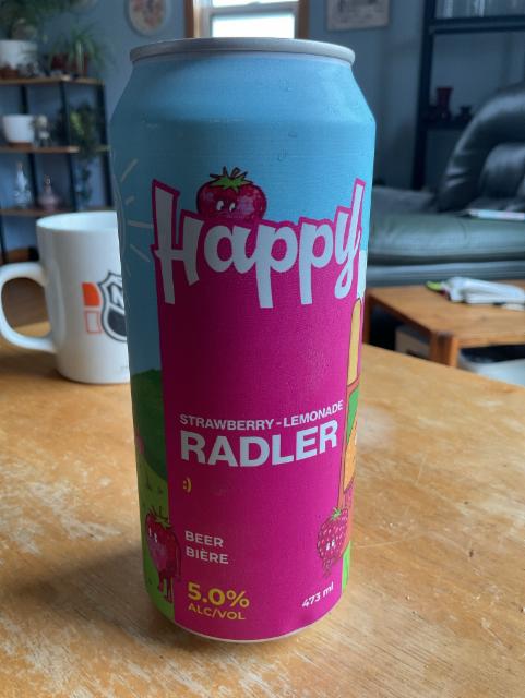 Strawberry-Lemonade Radler, Happy Brewing