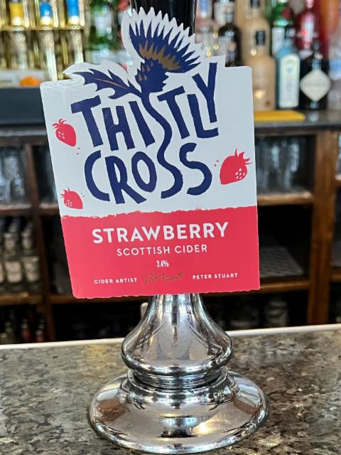 Strawberry 3.4%, Thistly Cross Cider, Scotland