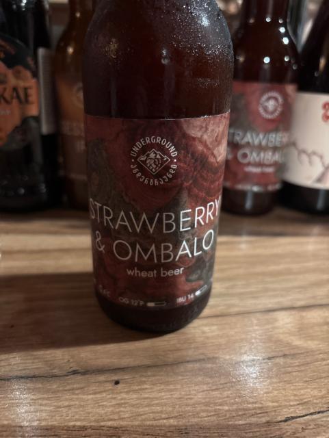 Strawberry & ombalo 4.0%, Underground microbrewery, Georgia