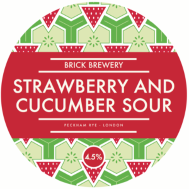 Strawberry And Cucumber Sour 3.8%, Brick Brewery, England