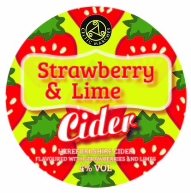 Strawberry and Lime 4.0%, Celtic Marches Beverages, England