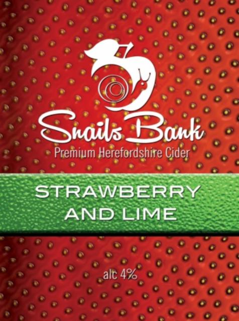 Strawberry and Lime 4.0%, Snails Bank Cider, England