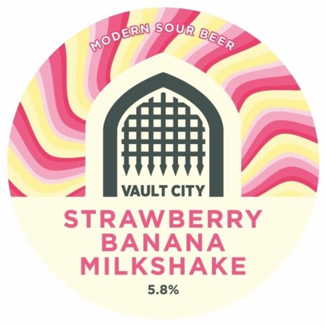 Strawberry Banana Milkshake 5.8%, Vault City Brewing, Scotland
