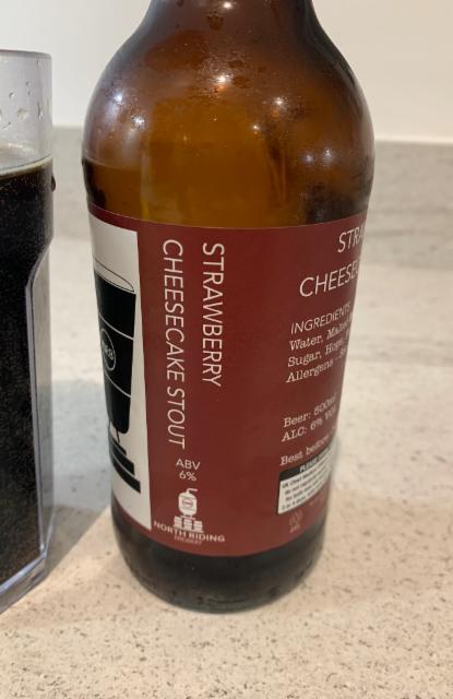Strawberry Cheesecake Stout 6.0%, North Riding Brewery, England