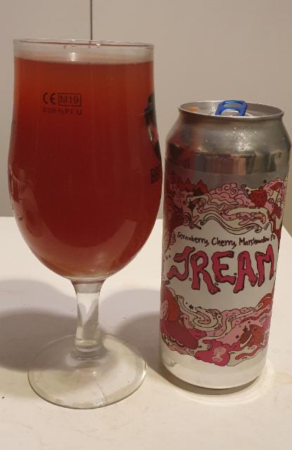 Strawberry, Cherry, Marshmallow Pie J.R.E.A.M. 4.8%, Burley Oak Brewing Company, United States