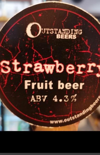 Strawberry Fruit Beer 4.3%, The Outstanding Brewing Co., England