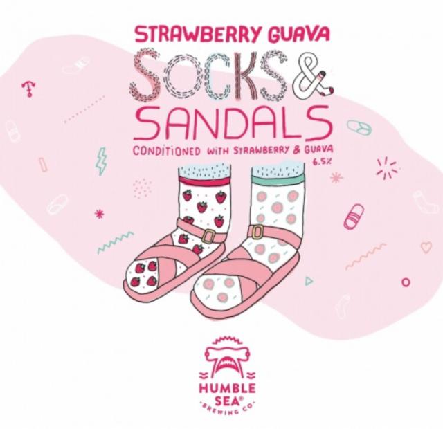 Strawberry Guava Socks & Sandals 6.5%, Humble Sea Brewing Company, United States