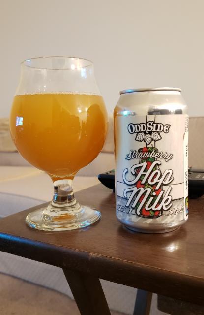 Strawberry Hop Milk 7.5%, Odd Side Ales, United States