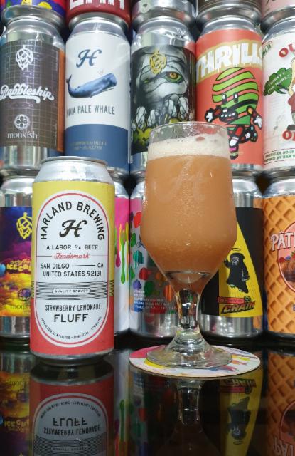 strawberry lemonade fluff 7.5%, Harland Brewing Company, United States