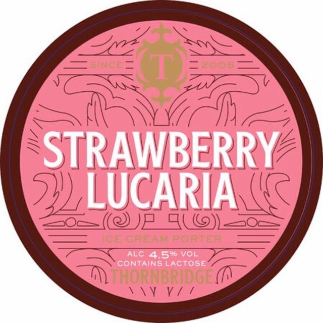 Strawberry Lucaria 4.5%, Thornbridge Brewery, England
