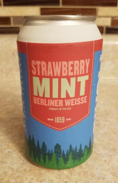 Strawberry Mint 4.5%, Tivoli Brewing Company, United States