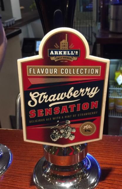 Strawberry Sensation 5.0%, Arkell's Brewery, England