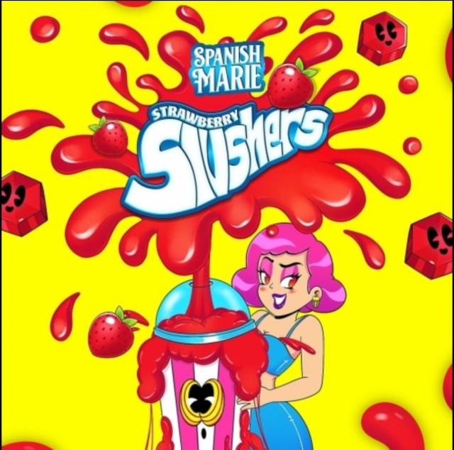 Strawberry Slushers 5.0%, Spanish Marie Brewery, United States