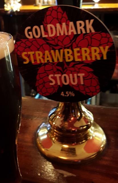 Strawberry Stout 4.5%, Goldmark Craft Beers, England