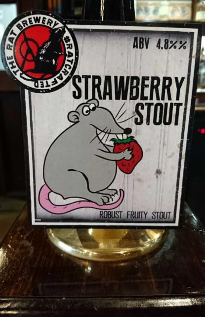 Strawberry Stout 4.8%, The Rat Brewery, England