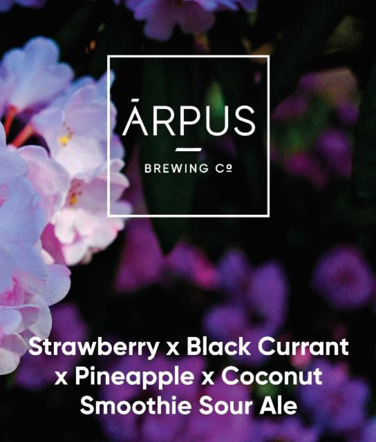 Strawberry x Black Currant x Pineapple x Coconut Smoothie Sour Ale 4.5%, Ārpus Brewing Co., Latvia