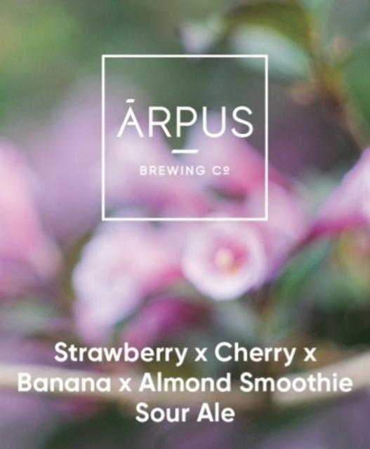 Strawberry x Cherry x Banana x Almond Smoothie Sour Ale 4.5%, Ārpus Brewing Co., Latvia
