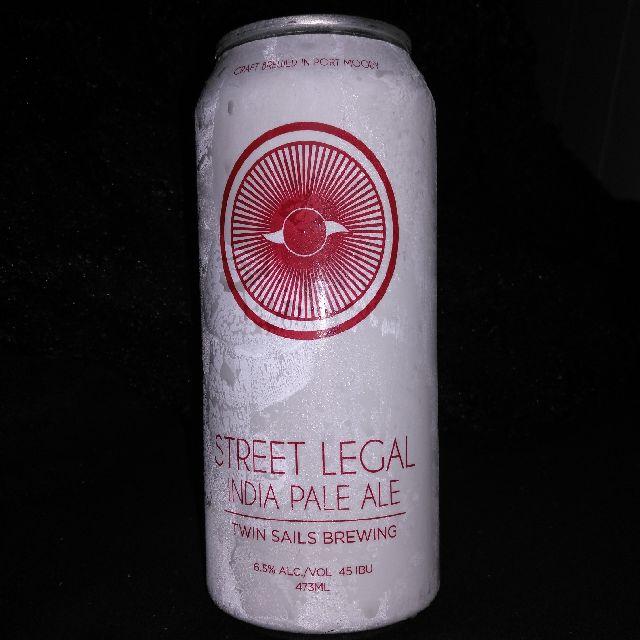Street Legal India Pale Ale 6.5%, Twin Sails Brewing, Canada